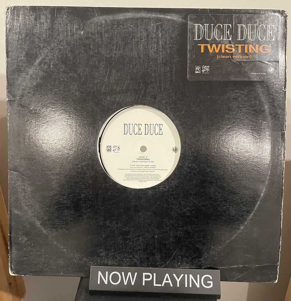 DUCE DUCE TWISTING VERY RARE CLEAN VERSION 12" SINGLE LP OOP 1995 GANGSTA RAP